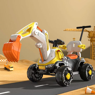 2.4G Bluetooth télécommande 6v tout électrique Voyage sur le camion de construction Voiture pour enfants