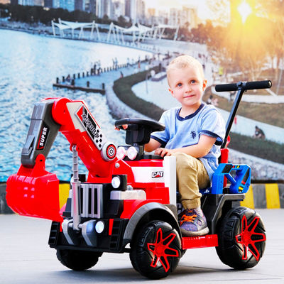G.W. N.W 15KG/12KG LED phares colorés 6v tout électrique camion de construction voiture pour enfants
