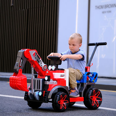 G.W. N.W 15KG/12KG LED phares colorés 6v tout électrique camion de construction voiture pour enfants