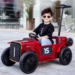 Voiture électrique pour enfants avec remorque 12 V batterie électrique Voyage en voiture Tracteur direct