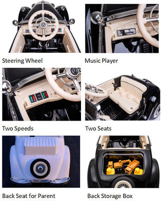 3 à 8 ans Jouets électriques vintage Enfants en voiture avec télécommande