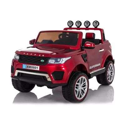 Commande à distance 12V moteur à quatre roues batterie alimentée enfants Voyage en voiture pour les tout-petits bleu