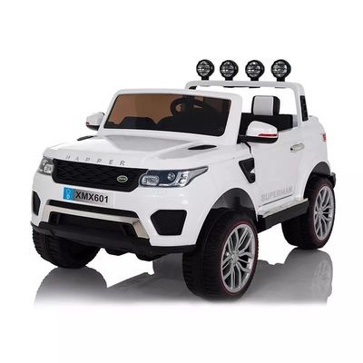 Commande à distance 12V moteur à quatre roues batterie alimentée enfants Voyage en voiture pour les tout-petits bleu