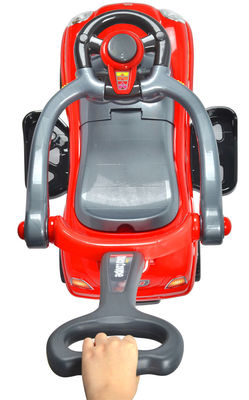 Voiture de balance rouge neutre pour bébé personnalisable