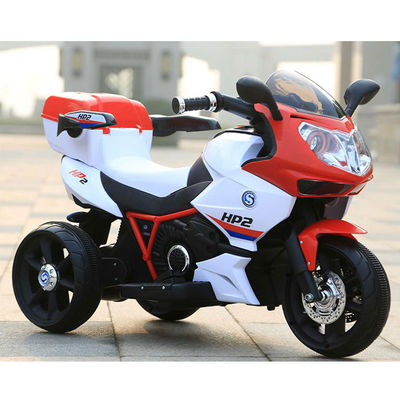 Plastique pour enfants électrique à batterie à trois roues Voyage en moto pour 3 à 8 ans