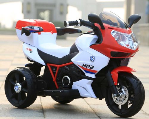 Plastique pour enfants électrique à batterie à trois roues Voyage en moto pour 3 à 8 ans