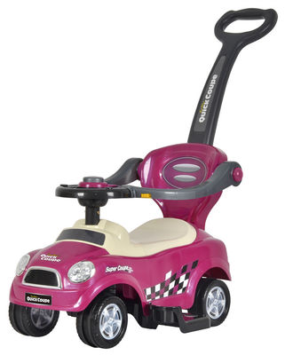 Mini vélo d'équilibre violet pour les enfants à monter sur la voiture en plastique PP