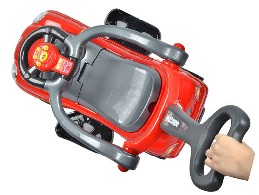 Mini vélo d'équilibre violet pour les enfants à monter sur la voiture en plastique PP