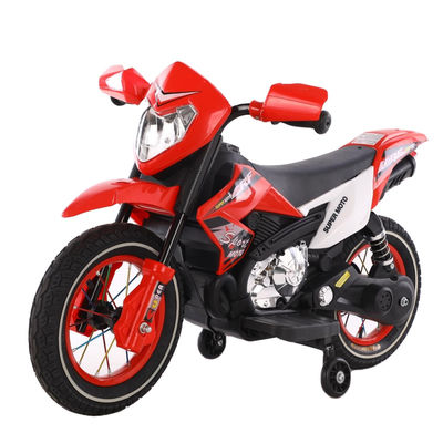 Les enfants 6V montent sur une voiture moto moto moto électrique avec PP plastique type orange