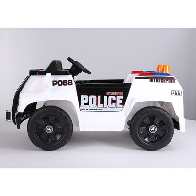 Fournitures directes Enfants Jouet Voyage en voiture 2 places 6V 12V Voiture de police électrique pour enfants