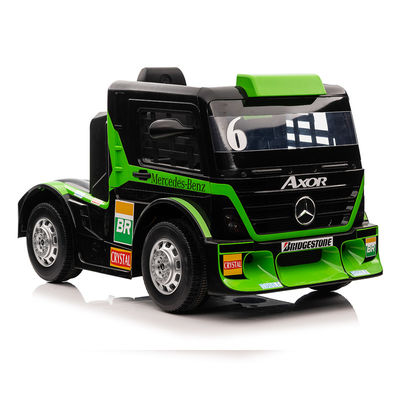 2022 Licence de luxe modèle 24v Les enfants montent sur un camion avec une remorque 6 roues pour les enfants