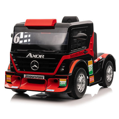2022 Licence de luxe modèle 24v Les enfants montent sur un camion avec une remorque 6 roues pour les enfants