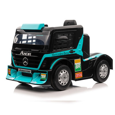 2022 Licence de luxe modèle 24v Les enfants montent sur un camion avec une remorque 6 roues pour les enfants