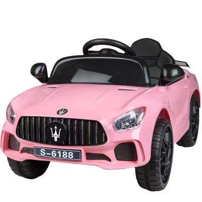 Pink Dual Drive Enfants Jouet de voiture avec télécommande 2023 Ride On 6V voitures électriques
