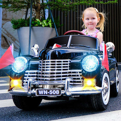 Peinture rouge/noir Les enfants électriques conduisent des voitures 12V avec USB/MP3 pour enfants
