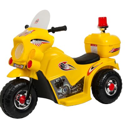 Les enfants électriques 6V fonctionnent à la batterie, montent à moto et sont durables pour les 2 à 4 ans.