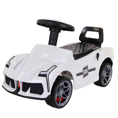 Les filles Rouge Blanc Jaune Swing Musique Voyage des enfants sur le scooter d'équilibre Voiture avec musique