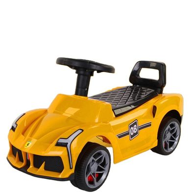Les filles Rouge Blanc Jaune Swing Musique Voyage des enfants sur le scooter d'équilibre Voiture avec musique