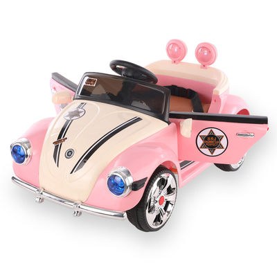 Bétail Voyage électrique pour enfants sur voiture 4 roues Princesse en carton rose Taille 101*54.5*33CM