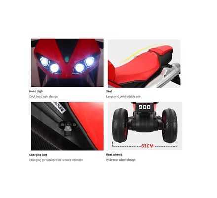 Les enfants rechargeable tout-terrain 6 volts électrique sur voiture enfants moto avec performance