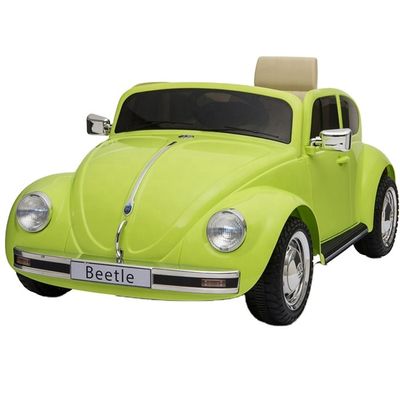 Automobiles électriques vertes 12v jouets conduire pour les enfants conduire plastique type PP