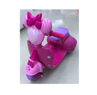 390 *1 Moteur 6v Pink Electric Baby Motorcycle Scooters Voyage en voiture pour les enfants Jouets