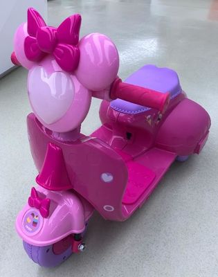 390 *1 Moteur 6v Pink Electric Baby Motorcycle Scooters Voyage en voiture pour les enfants Jouets