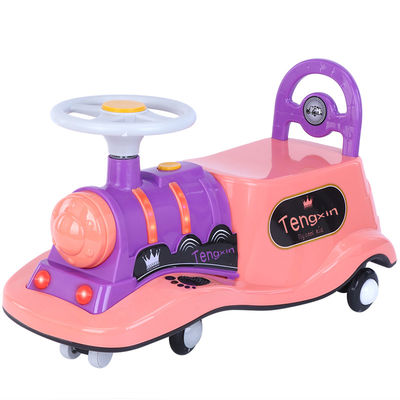 Flash roue silencieuse musique et éclairage Voyage sur les voitures d'équilibre de pare-chocs pour les enfants