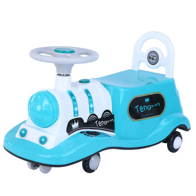 Flash roue silencieuse musique et éclairage Voyage sur les voitures d'équilibre de pare-chocs pour les enfants