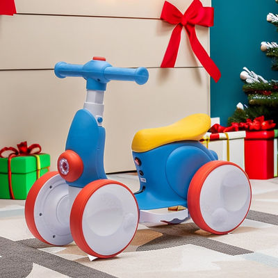 Scooter pour enfants de 0 à 24 ans avec fonction de télécommande et roue en plastique