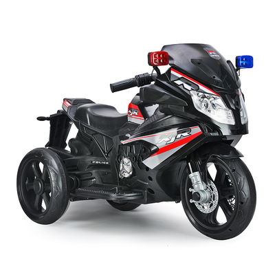 Moto électrique à trois roues pour enfants en rouge/blanc/argent/noir