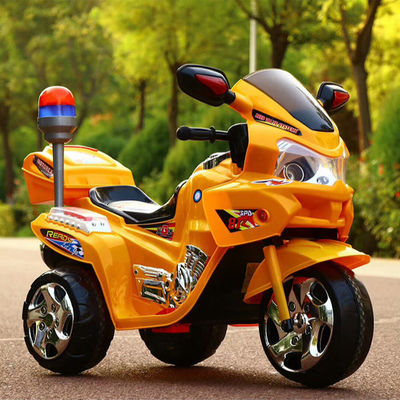 Grand siège Moto électrique pour enfants avec lampe de musique Police Bike Style classique