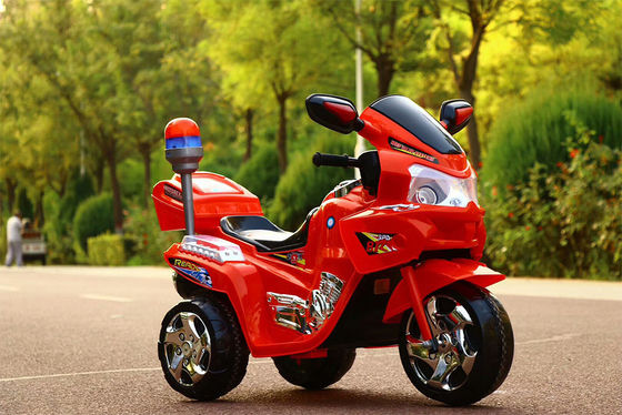 Grand siège Moto électrique pour enfants avec lampe de musique Police Bike Style classique