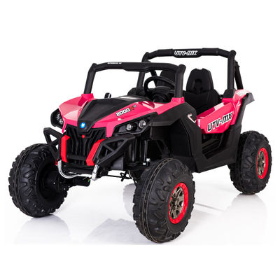 2.4G télécommande UTV plastique 2 places Big 12V électrique Voyage en voiture pour les enfants batterie chaude