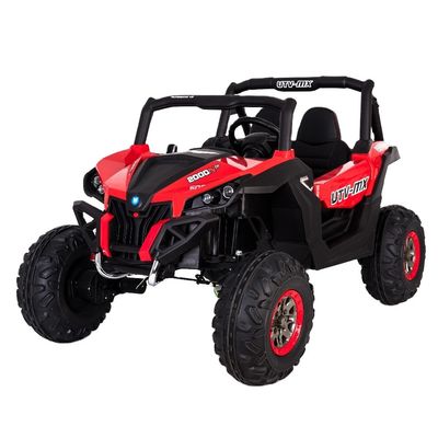 2.4G télécommande UTV plastique 2 places Big 12V électrique Voyage en voiture pour les enfants batterie chaude