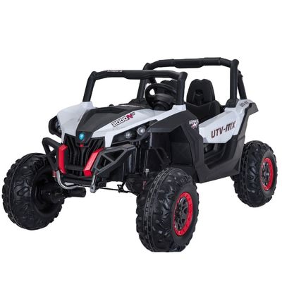 2.4G télécommande UTV plastique 2 places Big 12V électrique Voyage en voiture pour les enfants batterie chaude