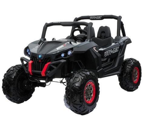 2.4G télécommande UTV plastique 2 places Big 12V électrique Voyage en voiture pour les enfants batterie chaude