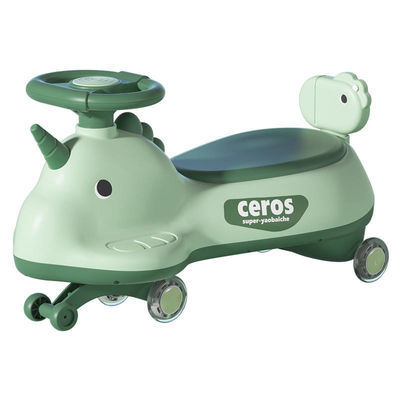Anti-Rollover Flash Wheel Swing Ride On Scooter Voiture pour enfants Carton Taille 69*25*32cm