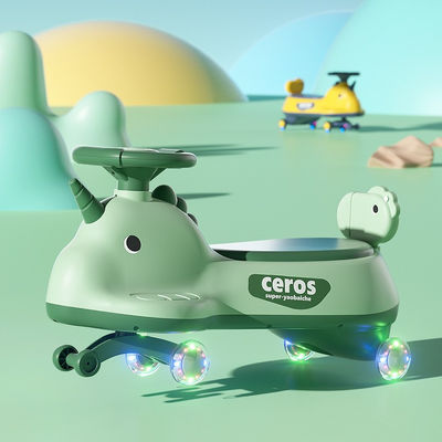 Anti-Rollover Flash Wheel Swing Ride On Scooter Voiture pour enfants Carton Taille 69*25*32cm