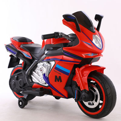 Les enfants de 2 à 8 ans montent sur une moto avec de la musique et de la lumière / batterie rechargeable 12V