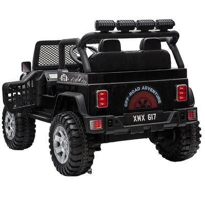 Mode télécommande 12v électrique Les enfants montent sur une batterie de voiture 4X4 pour une aventure en plein air