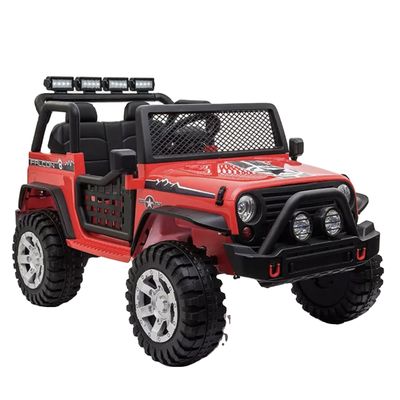Voiture électrique neutre pour enfants à quatre roues motrices et télécommande