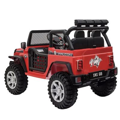 Voiture électrique neutre pour enfants à quatre roues motrices et télécommande