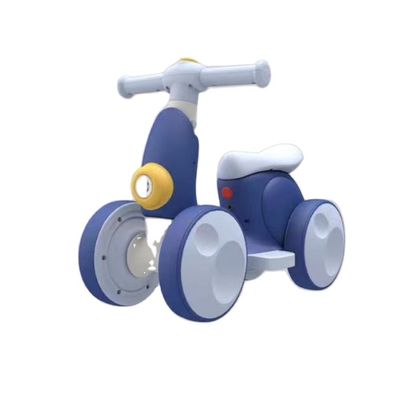 Style Unisexe 6V Ride On Scooter électrique pour bébé avec éclairage musical et voiture d'équilibre