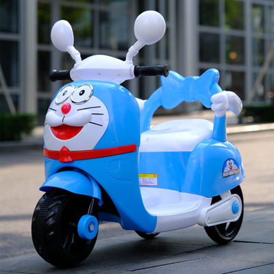 Unisexe moto électrique à trois roues pour enfants avec un éclairage frais