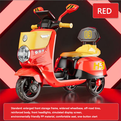 Véhicule électrique pour enfants Voyage à moto à tricycle pour enfants Voiture Groupe d'âge de 5 à 7 ans