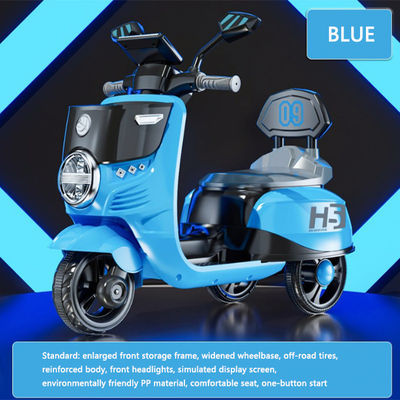 Véhicule électrique pour enfants Voyage à moto à tricycle pour enfants Voiture Groupe d'âge de 5 à 7 ans