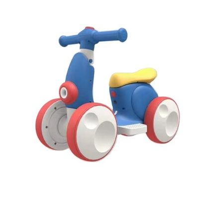 Modèle de musique lampe à bulles scooter bébé équilibre électrique voiture vélo pour 2-4 ans