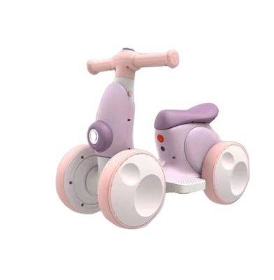 Modèle de musique lampe à bulles scooter bébé équilibre électrique voiture vélo pour 2-4 ans