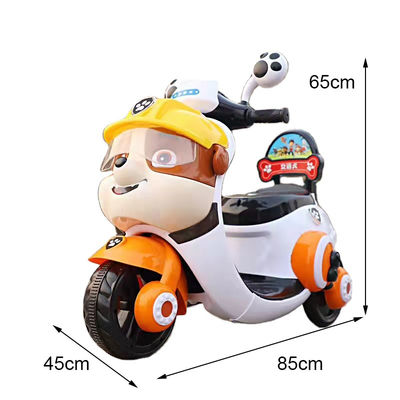 Style Motocycle pour enfants à trois roues avec lumière et musique Temps de charge 8-10 heures